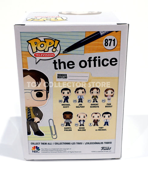 Dwight Schrute 871 The Office Dwight Vinyl Funko POP Figure